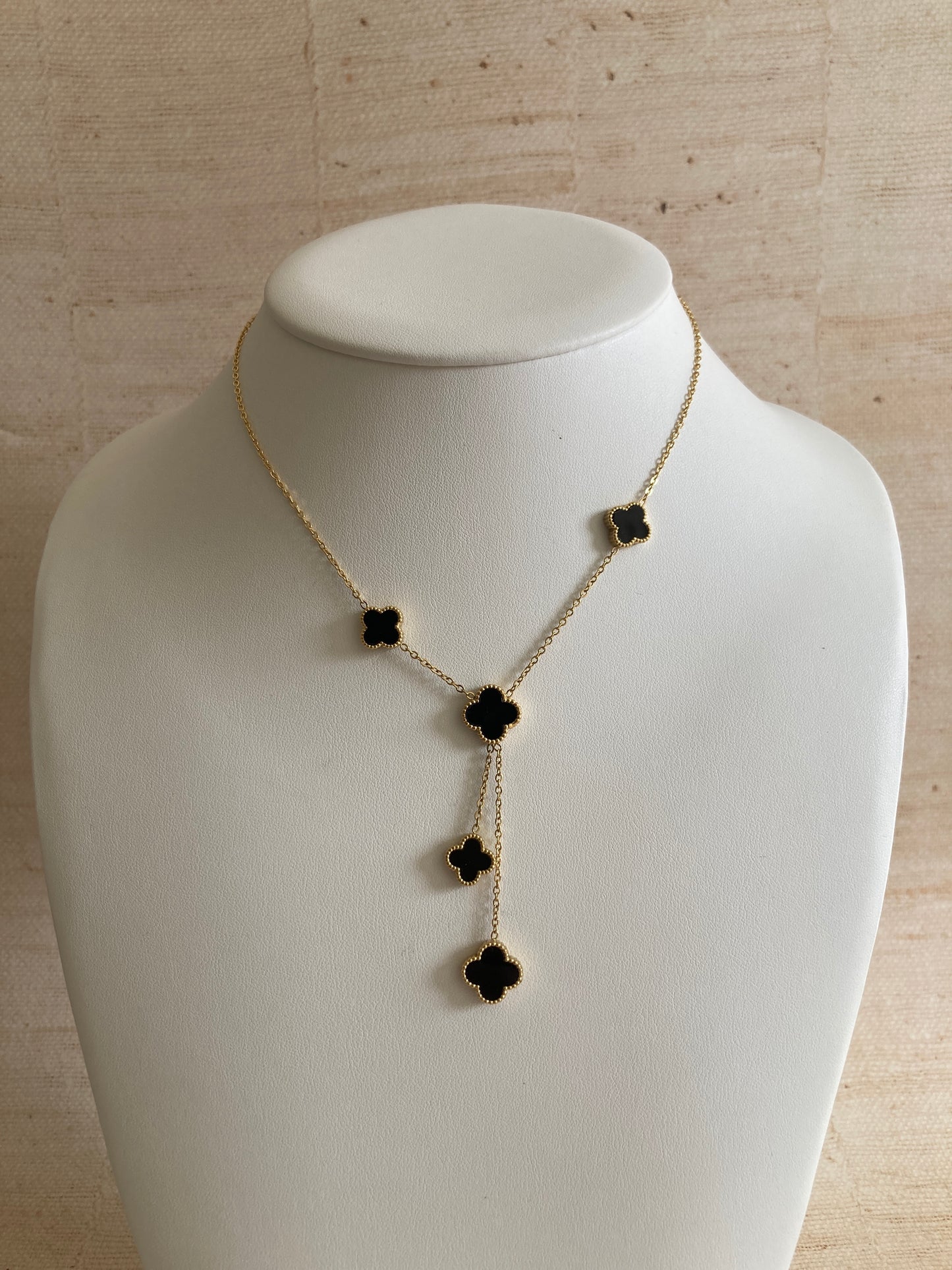 18K Gold Plated Clover Necklace