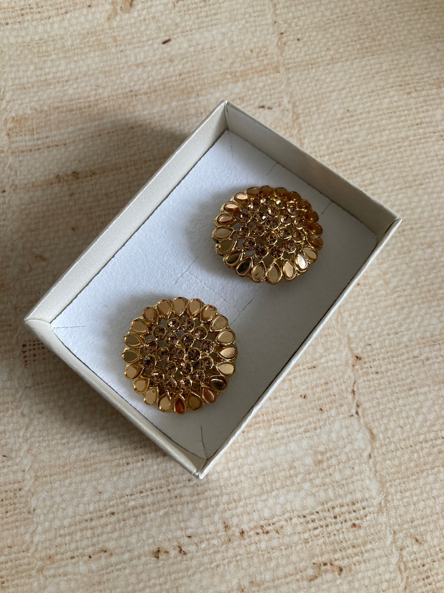 Antique Gold Indian Stud Earrings (ST320)