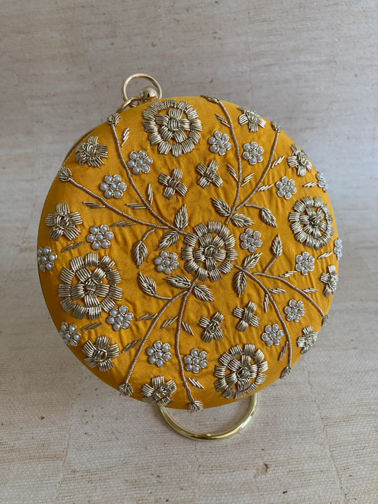 Esha Bangle Clutch (Yellow) (ST697)