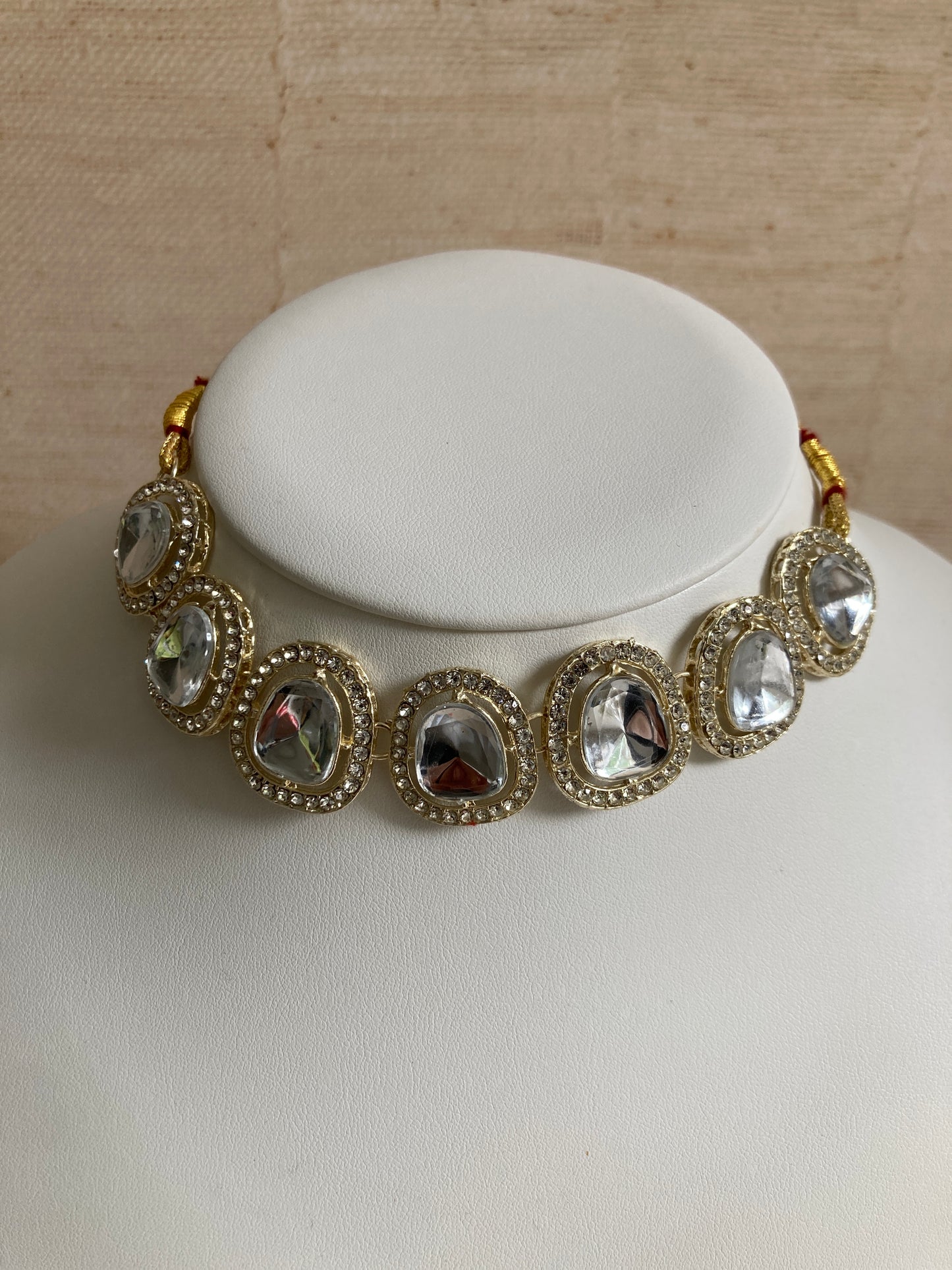 Archana Gold Plated Kundan Choker Set (ST900)