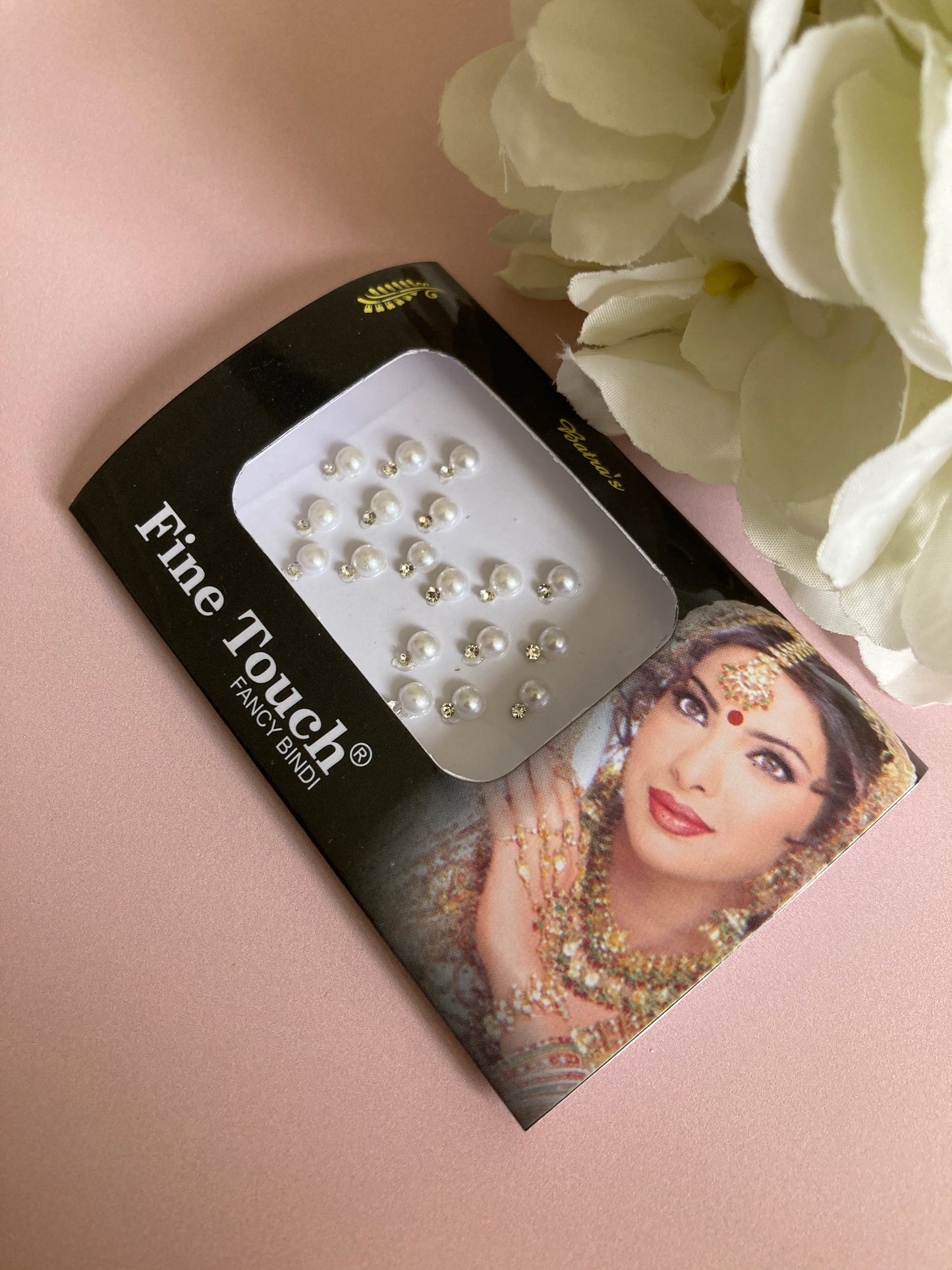 Silver Pearl Bindi Pack (ST918) (Large)