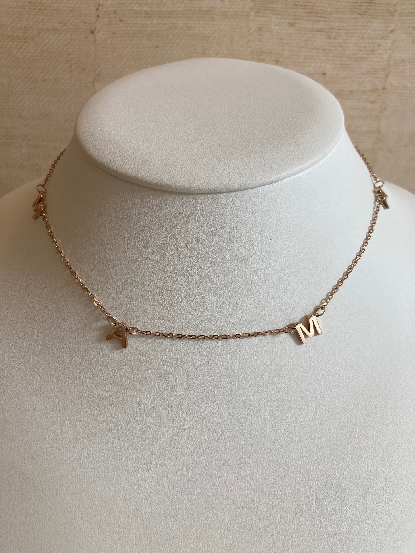 Mama Chain Necklace (ST799) (Rose Gold)