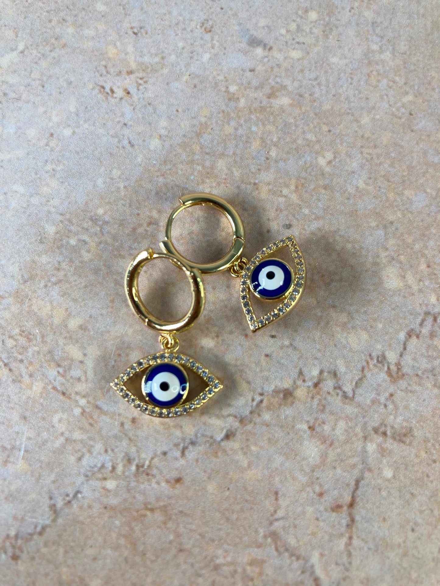 Evil Eye Drop Earrings (ST732)