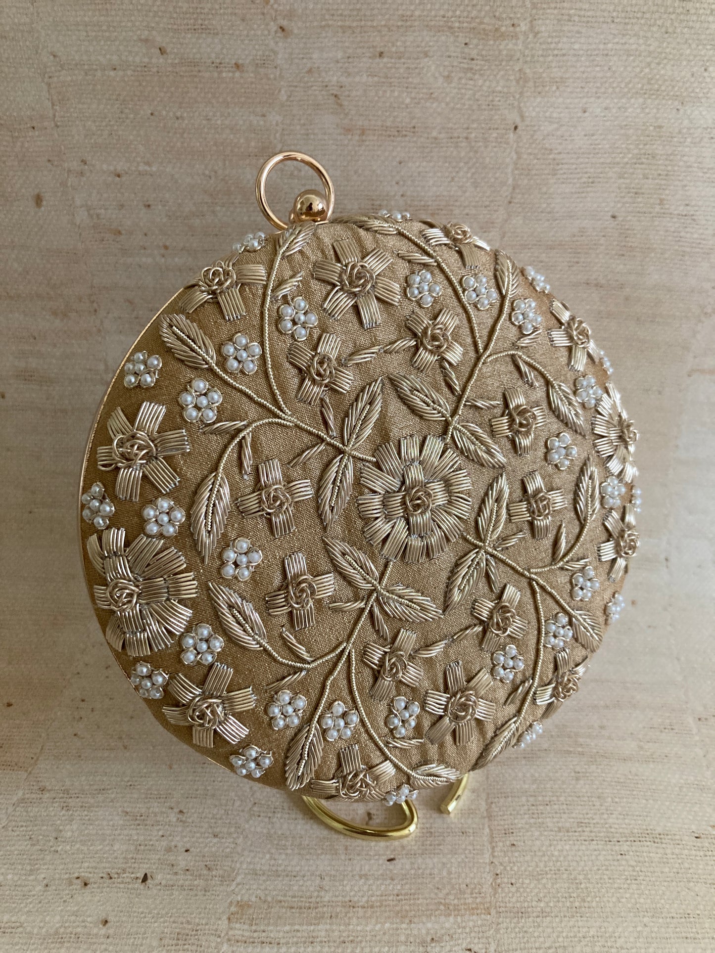 Myra Circular Bangle Clutch (ST939) (Gold)