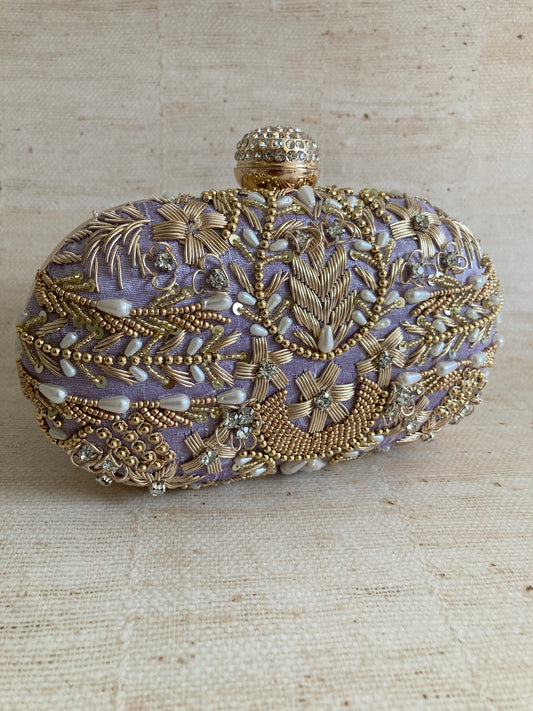 Ambrose (Oval Clutch)(Purple)(ST266)