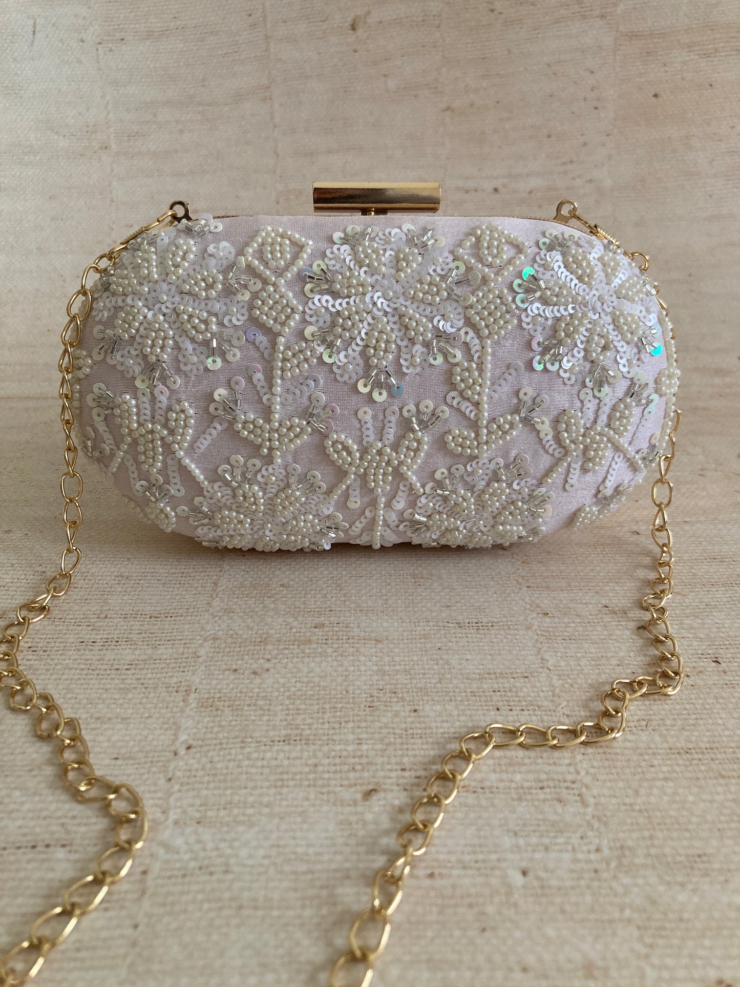 SALE Lilly Light Pink Clutch (ST969)