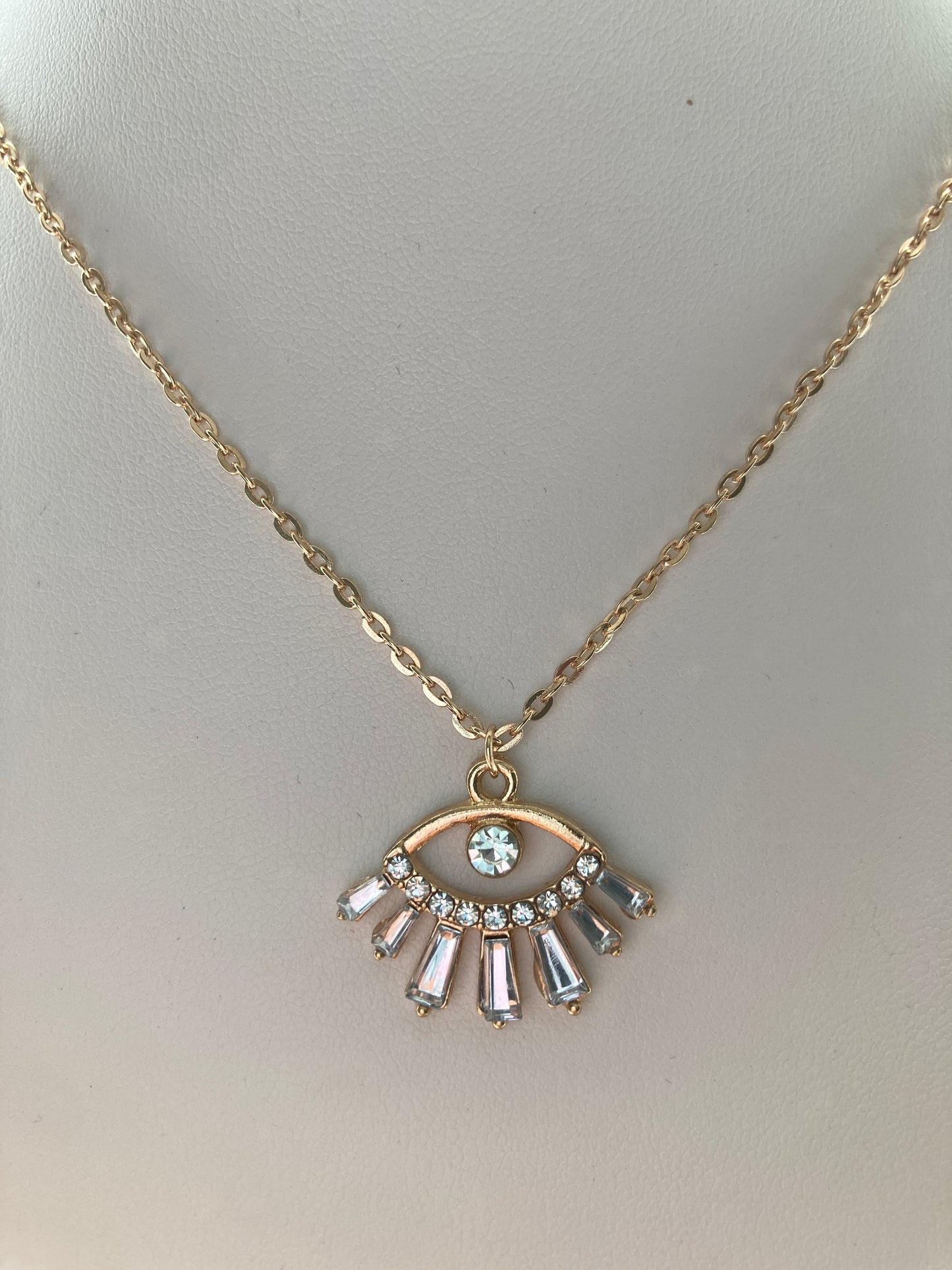 Evil Eye Pendant Necklace (ST193)