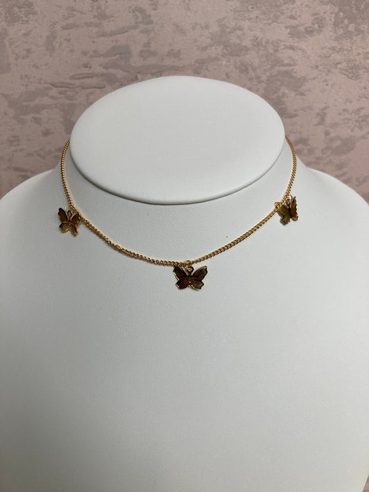 Butterfly Choker Necklace (ST209)