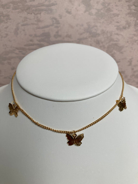 Butterfly Choker Necklace (ST209)