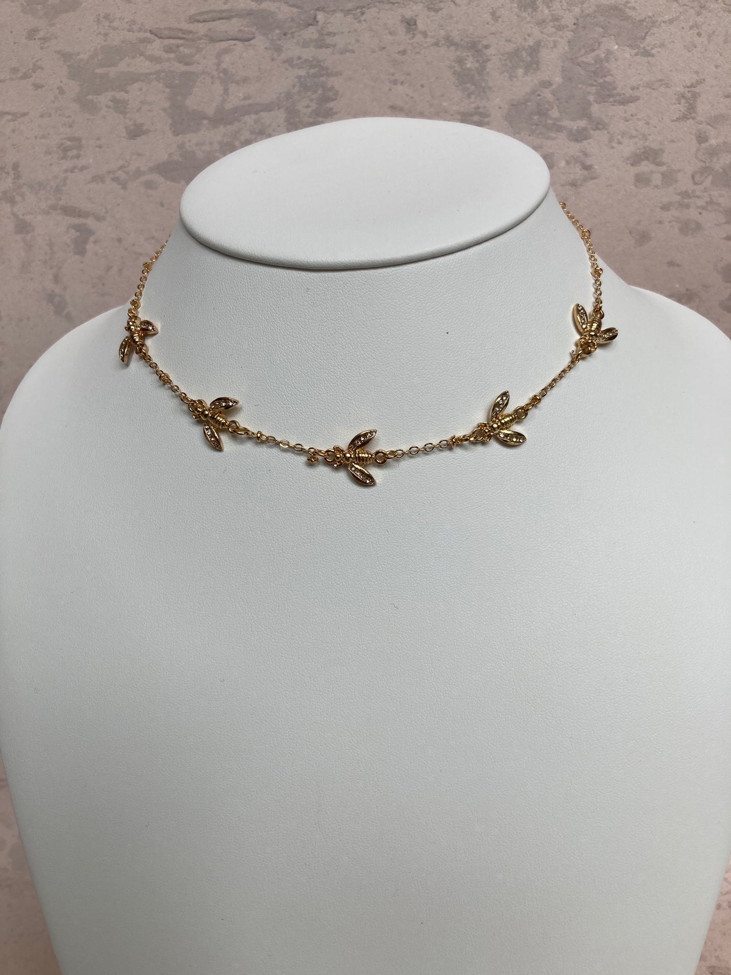 Bee Choker Necklace (ST190)