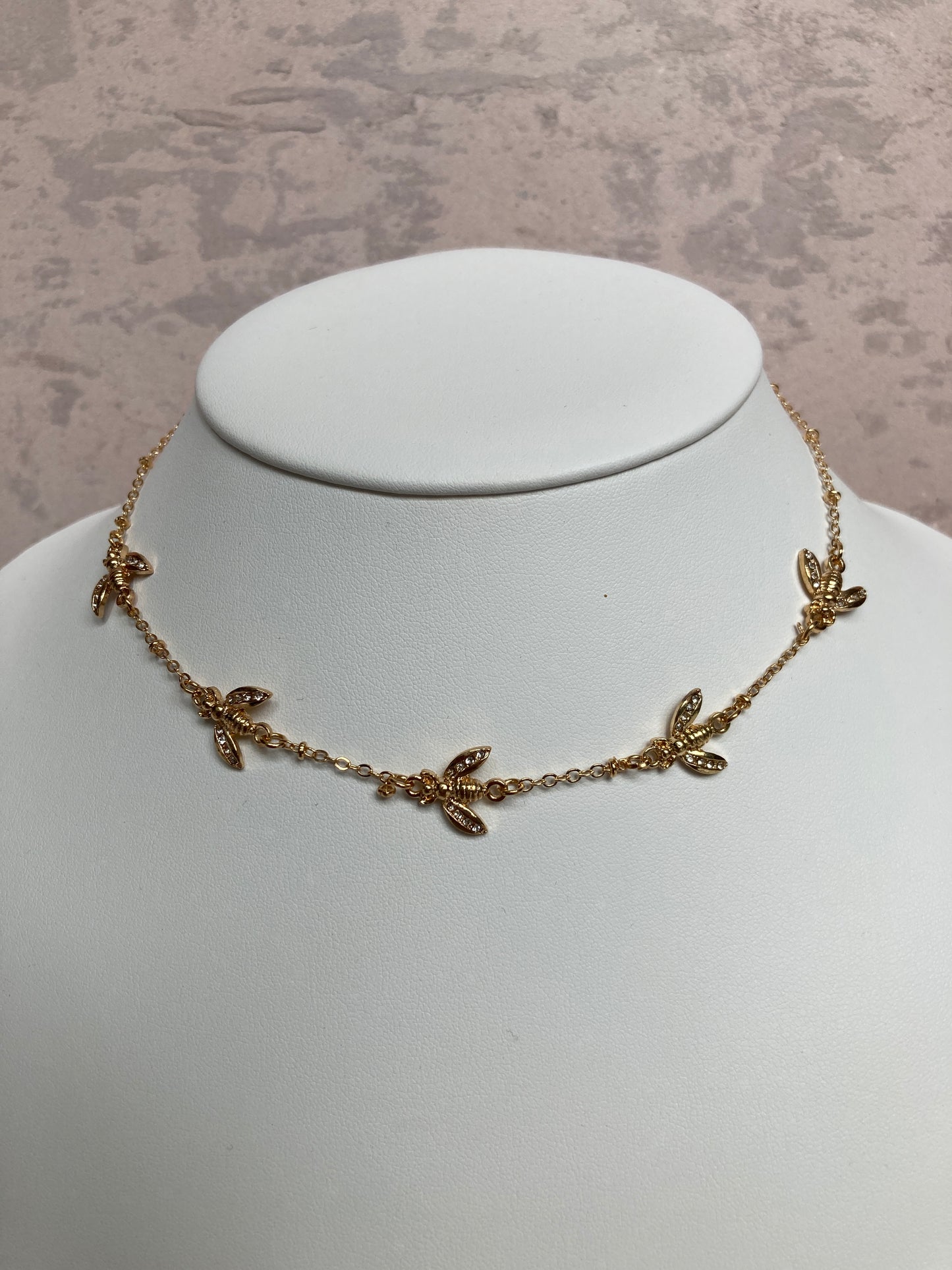 Bee Choker Necklace (ST190)