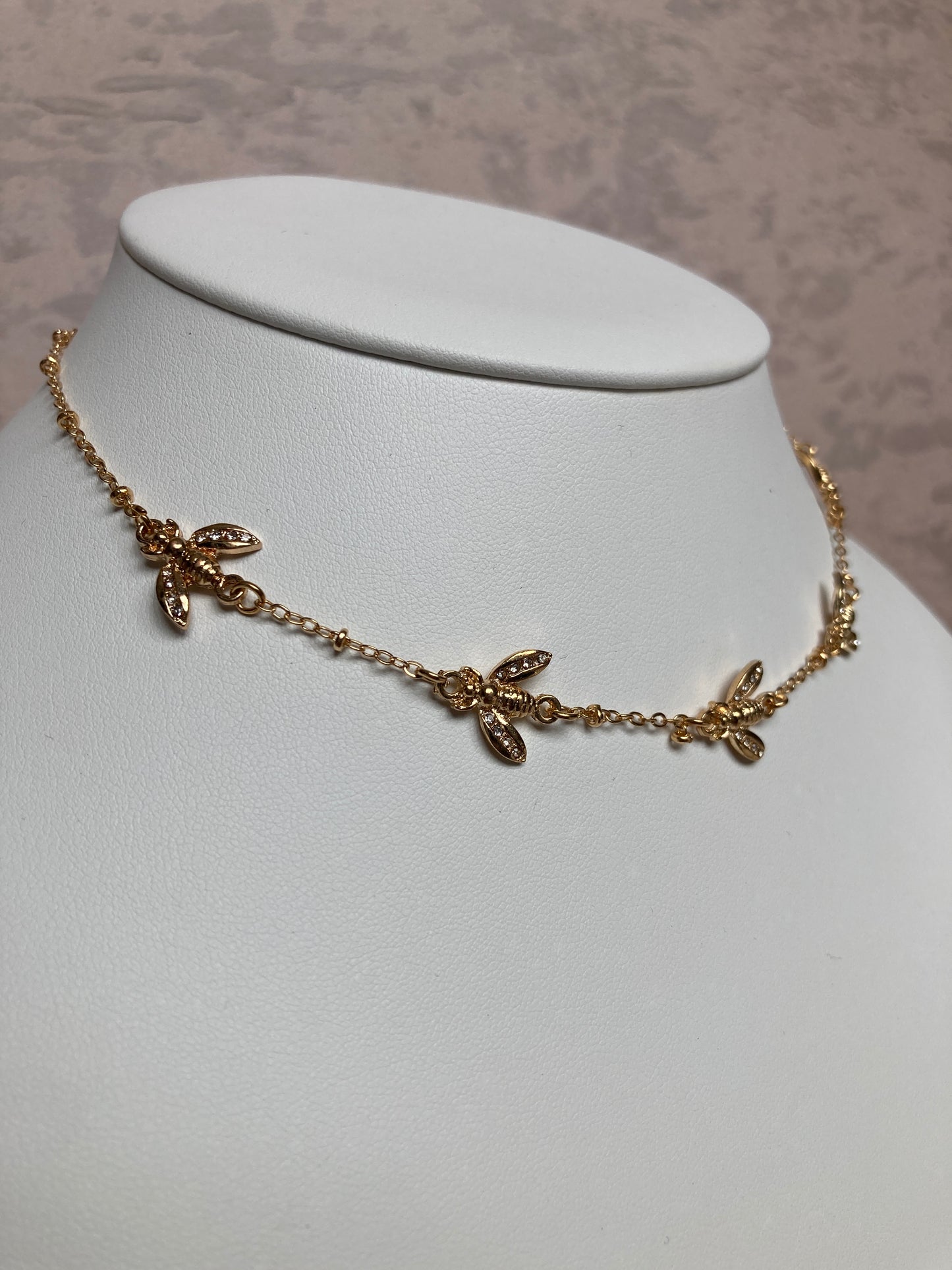 Bee Choker Necklace (ST190)