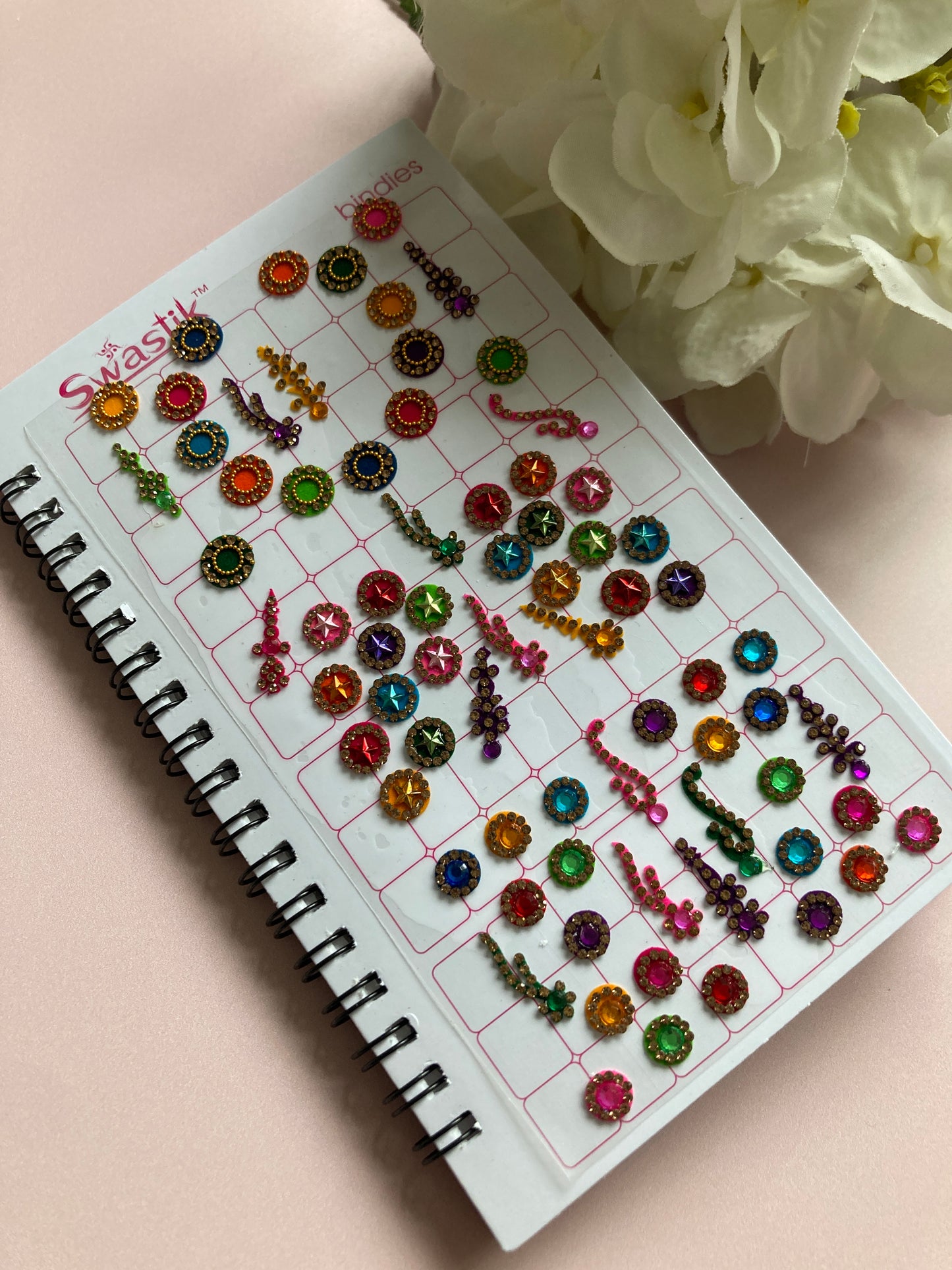 10 Page Multi Design Colourful Bindi Book (ST898)