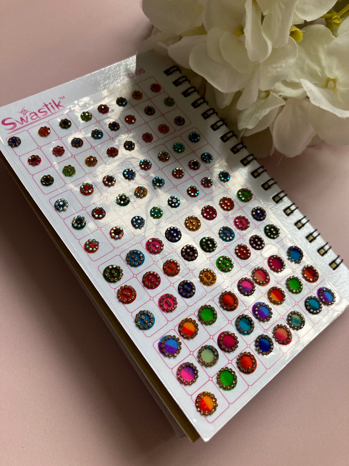 10 Page Multi Design Colourful Bindi Book (ST898)