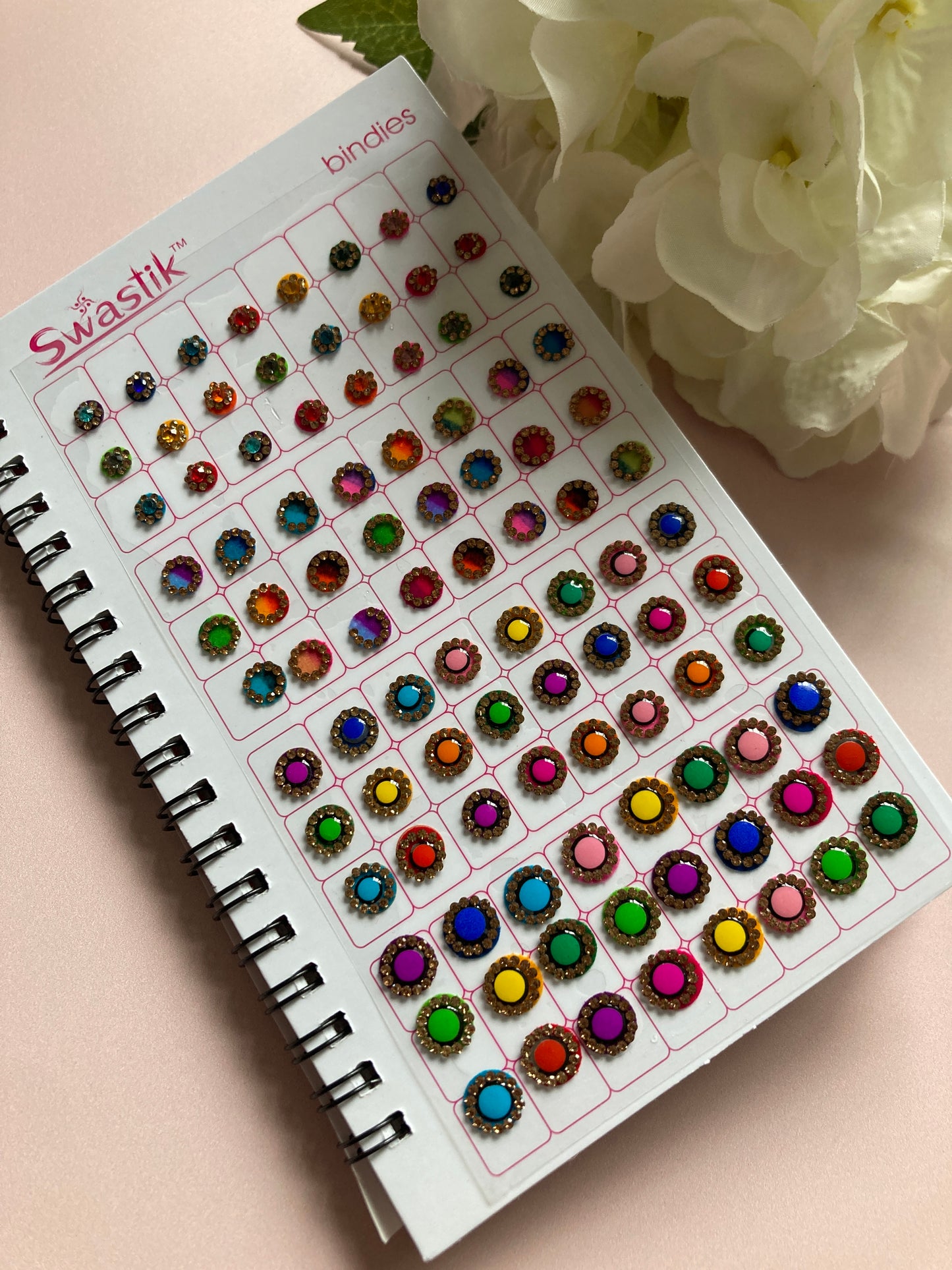 10 Page Multi Design Colourful Bindi Book (ST898)