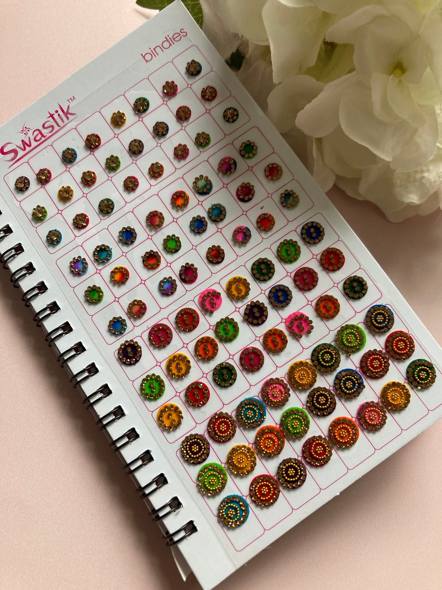 10 Page Multi Design Colourful Bindi Book (ST898)