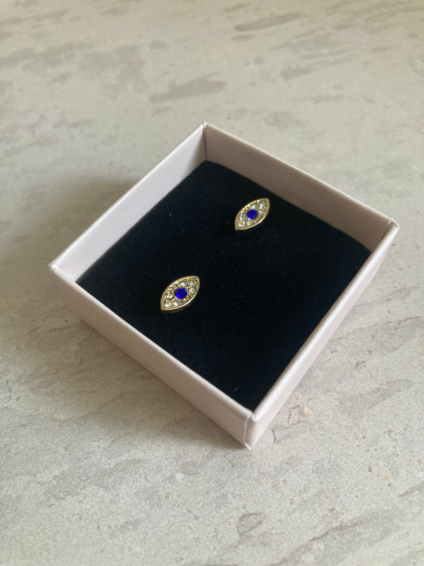 Evil Eye Studs (ST789) (Gold)