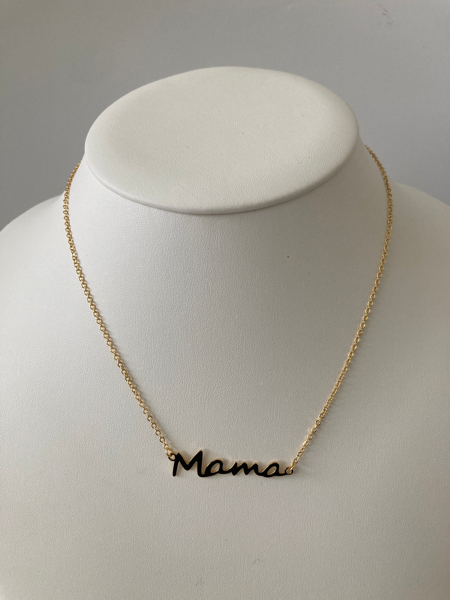 Mama Necklace (ST798) (Gold)