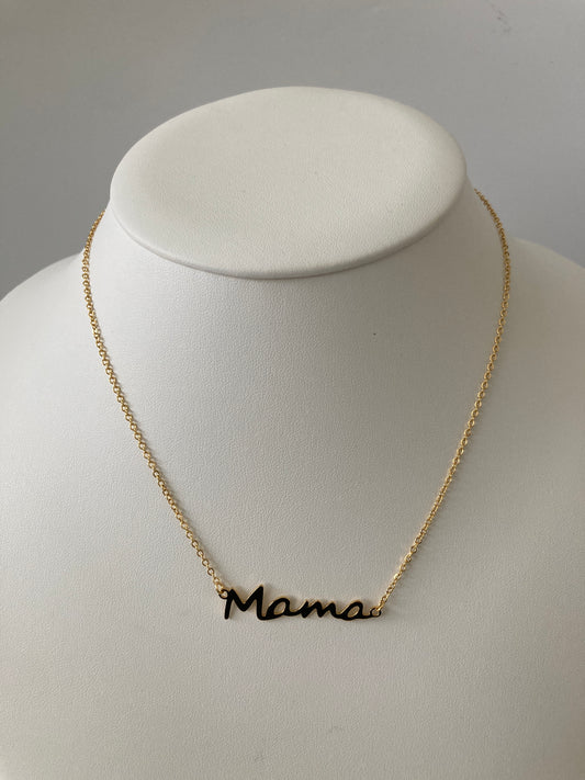 Mama Necklace (ST798) (Gold)