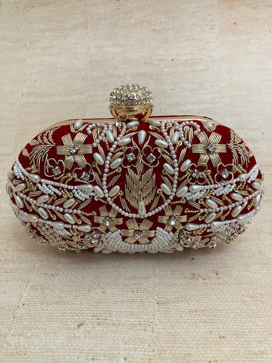 Ambrose (Oval Clutch)(Red)(ST266)