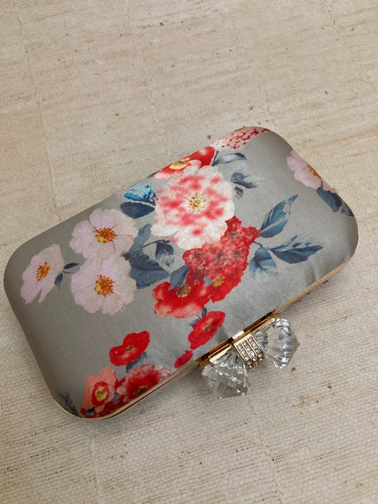 Delilah (Floral Clutch) (Rectangular Clutch) (ST275)