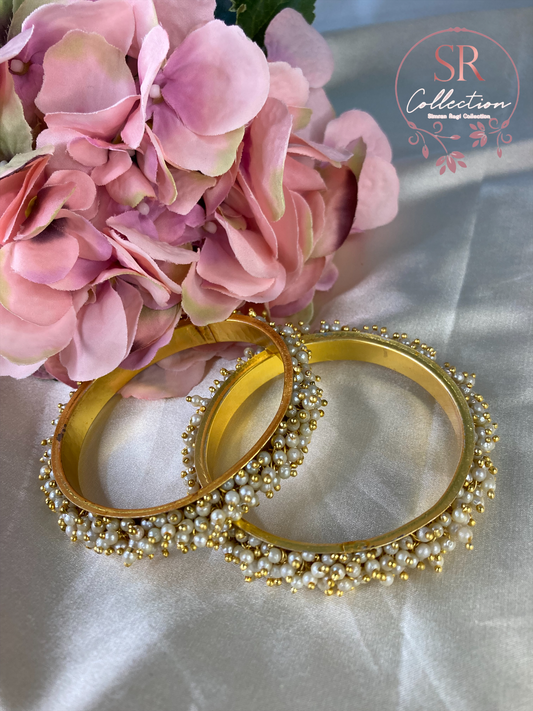 Lata Pearl Bangle Set 2.8 (ST121)