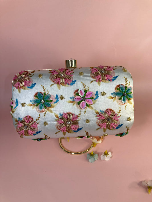 Flower Power (Floral Clutch) (Rectangle Clutch) (ST299)