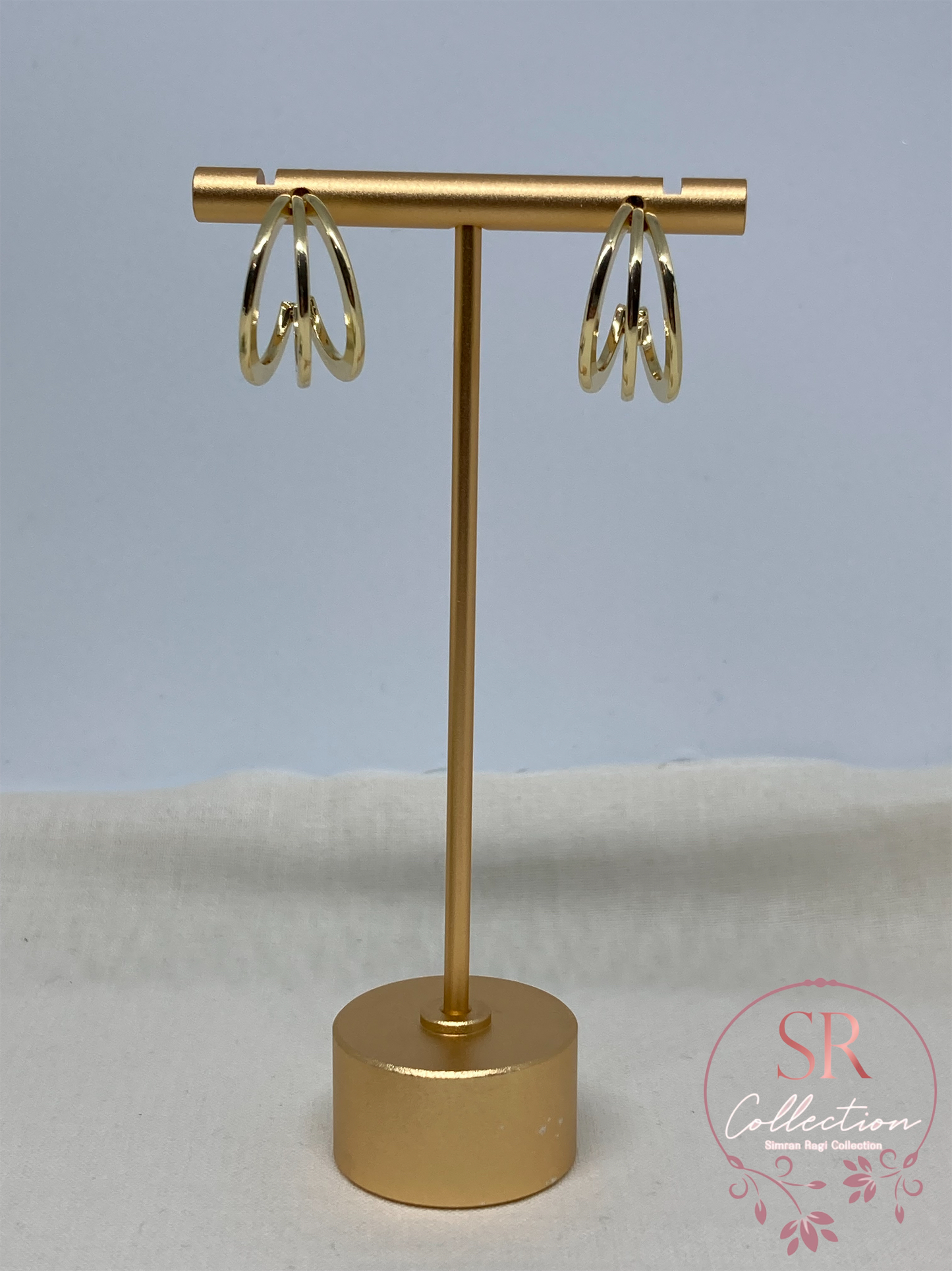 Dahlia Hoop Earrings (ST031)