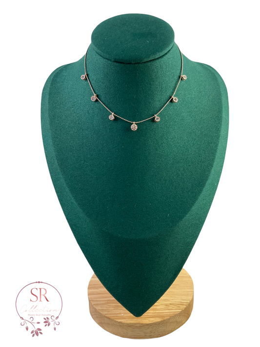 Olive Choker Necklace (ST081)