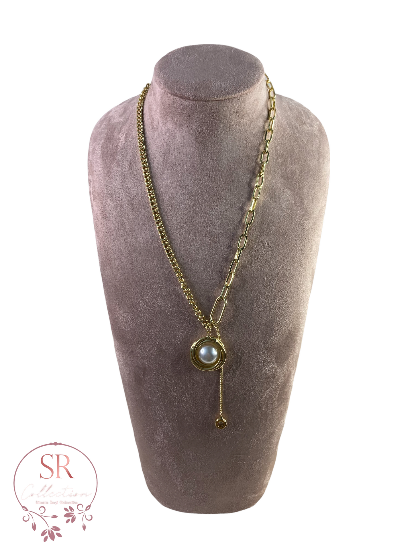 Rowan Pearl Pendant Necklace (ST084)