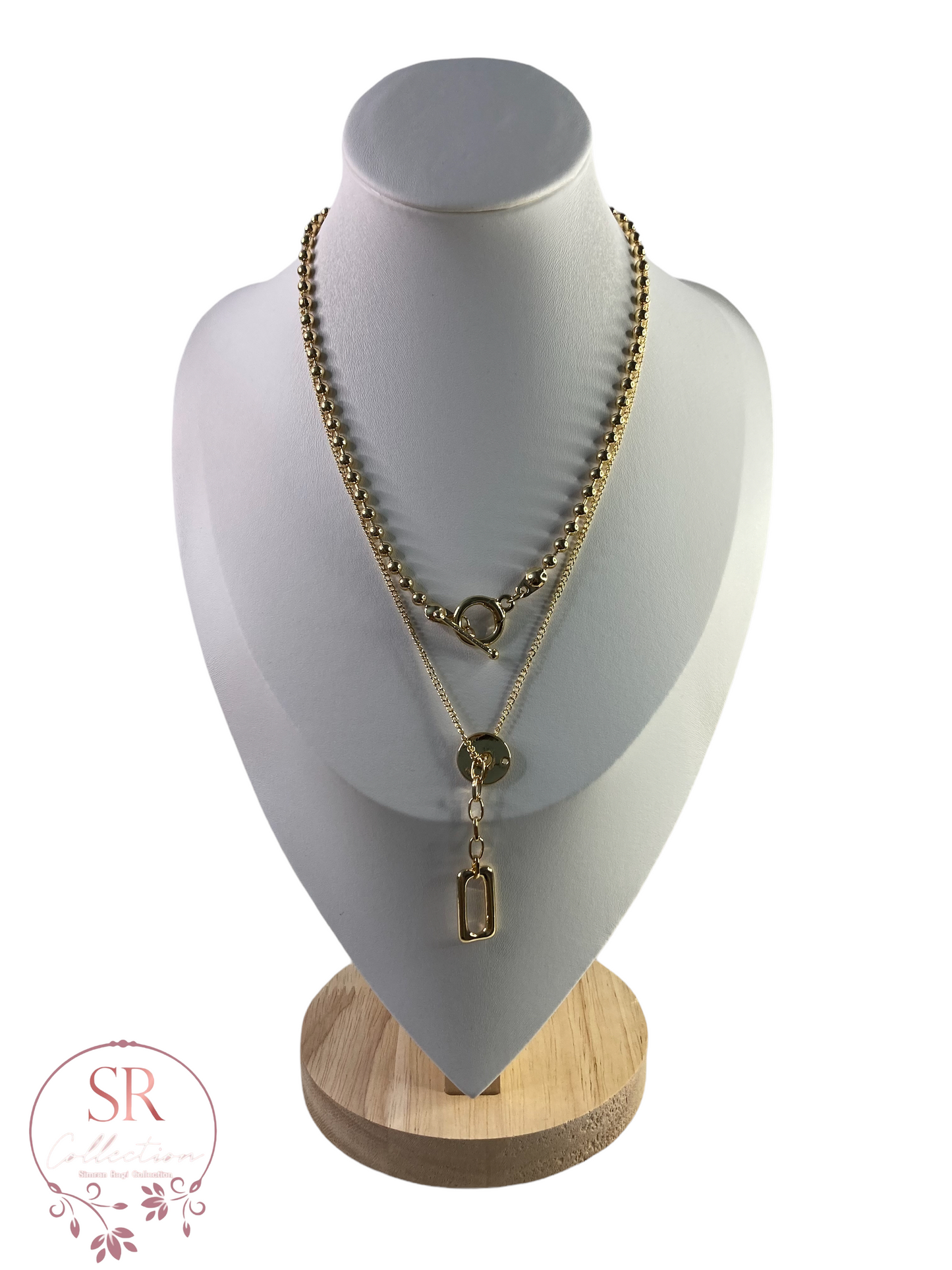 Lena Double Necklace (ST085)