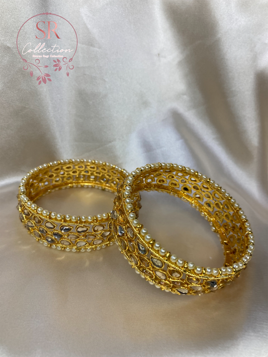 Sona Kundan Bangles (ST165)