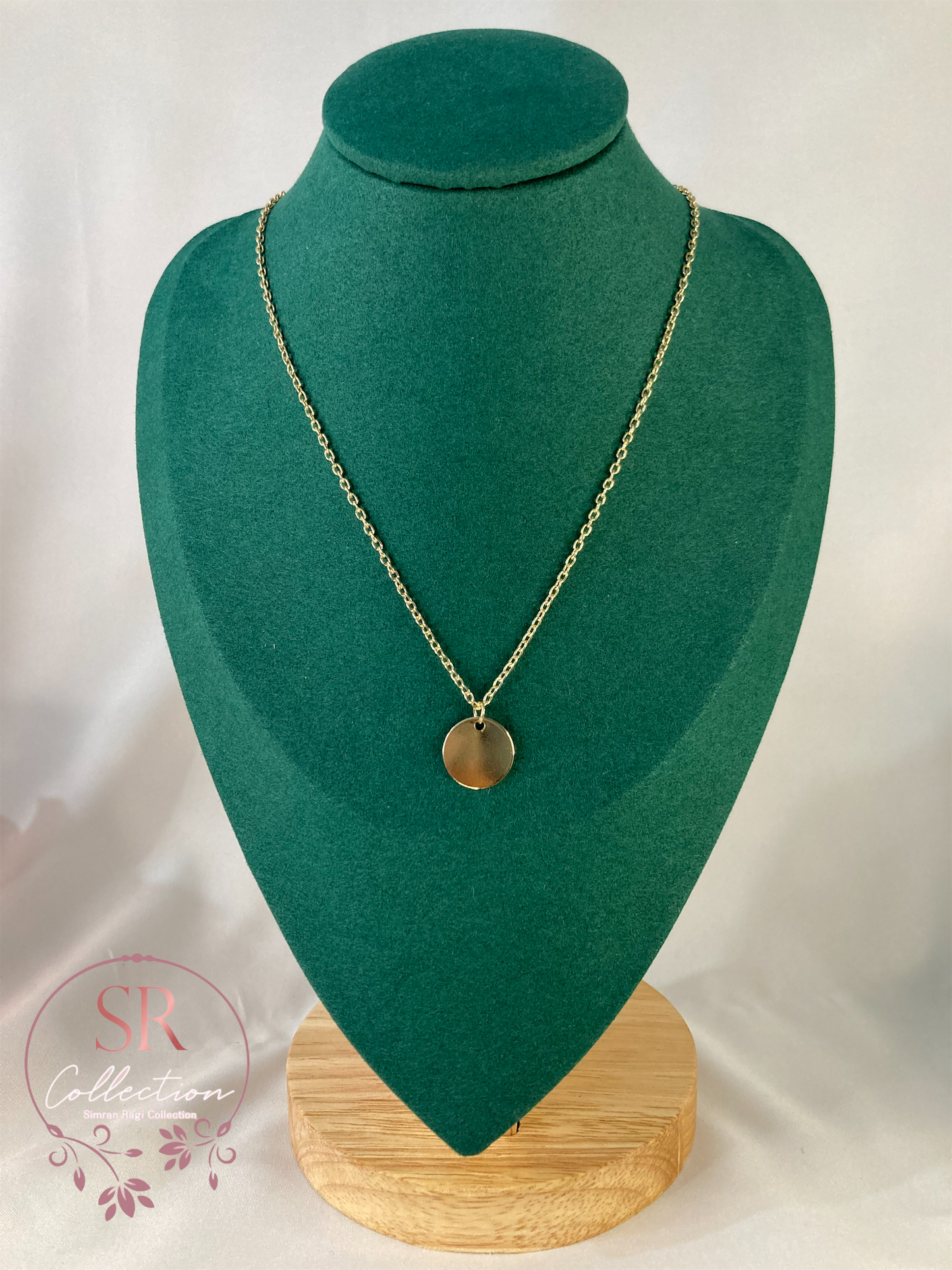 Gold Disk Necklace (ST200)