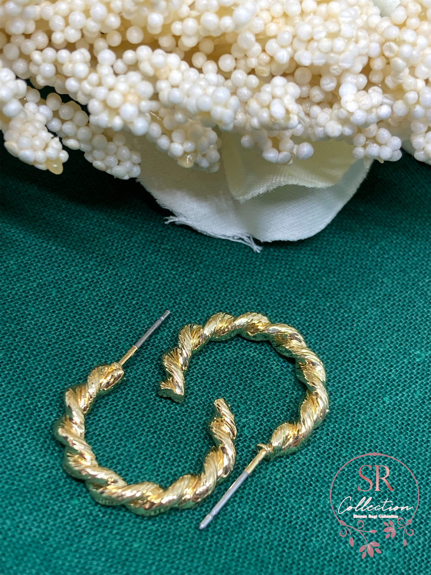 Evi Knotted Hoop Earrings (ST029)