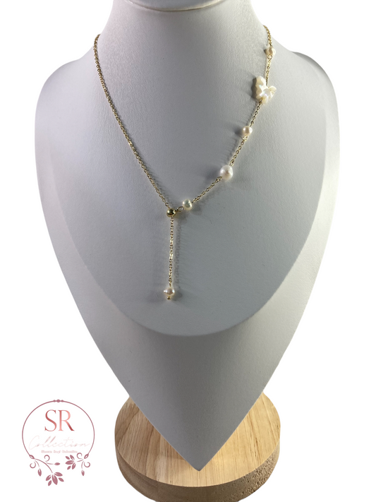 Nori Delicate Pearl Necklace (ST077)