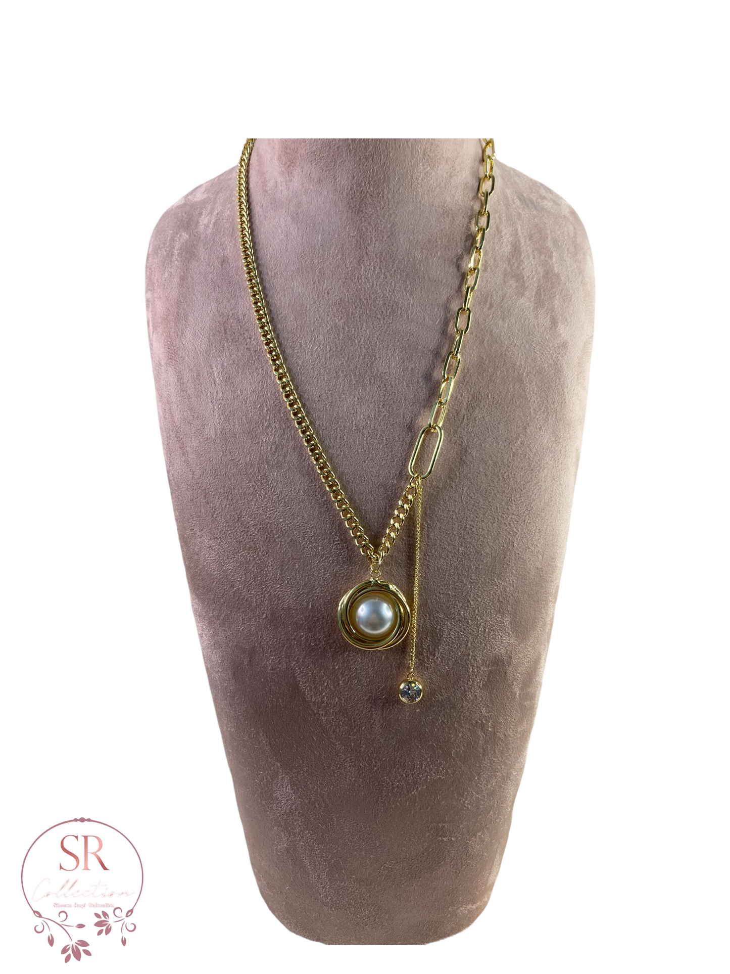 Rowan Pearl Pendant Necklace (ST084)