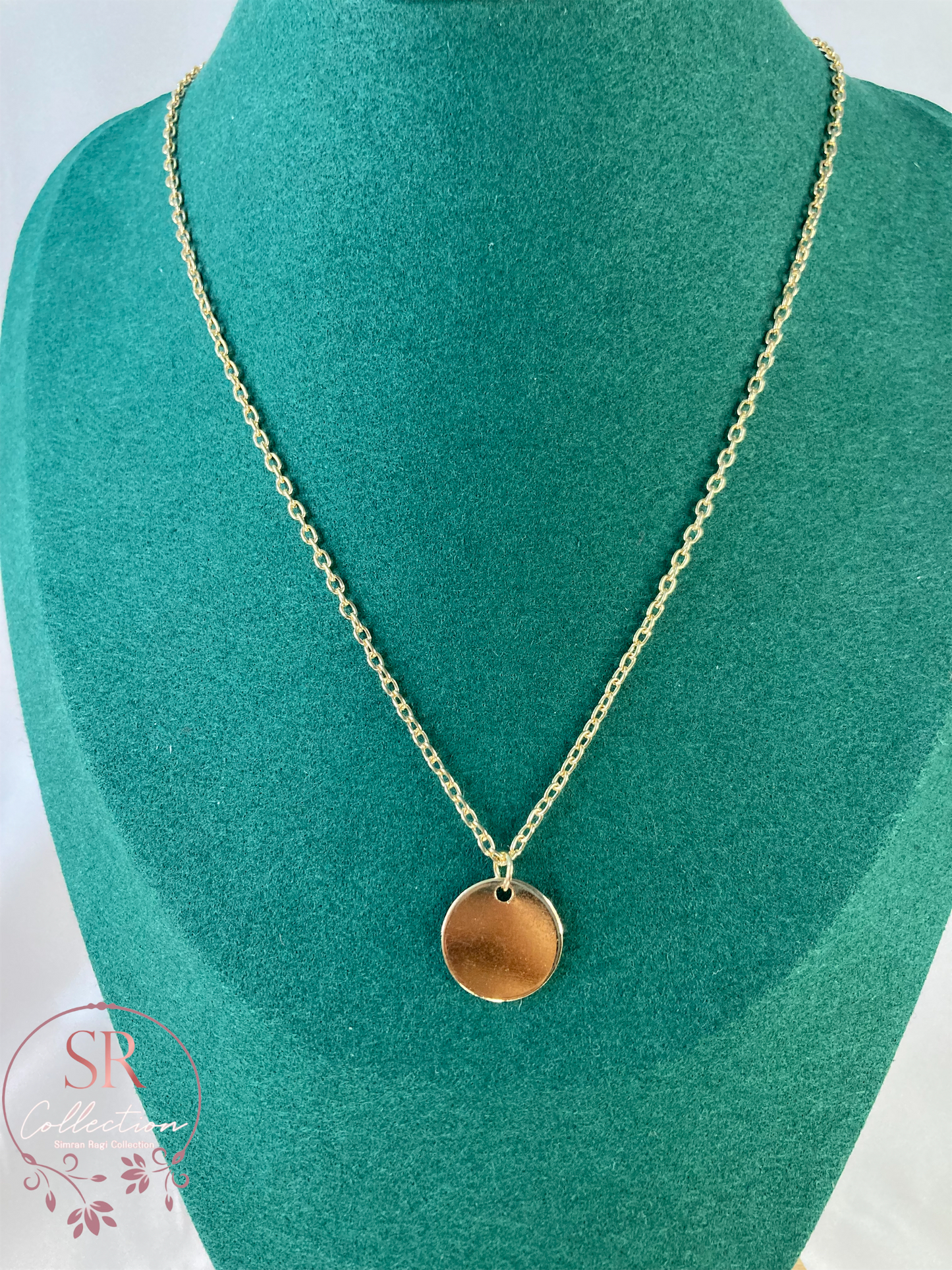 Gold Disk Necklace (ST200)