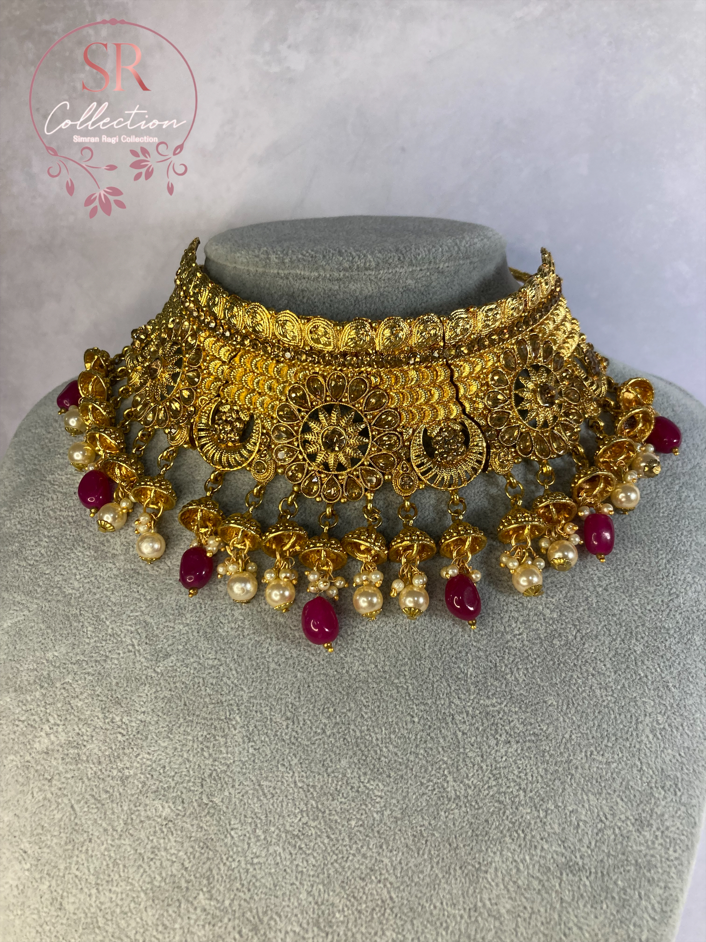 Chandni Traditional Necklace Set (ST226)
