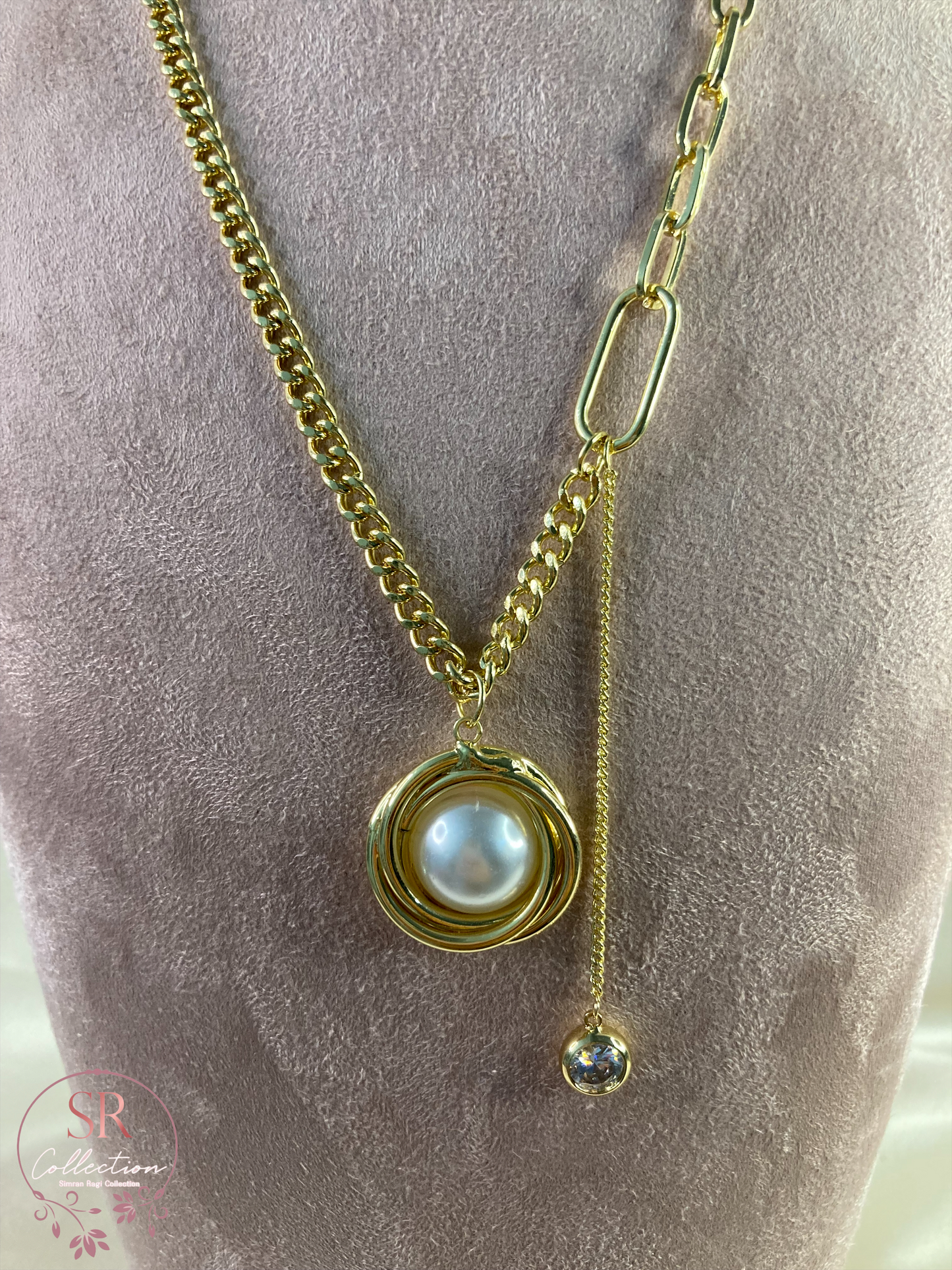 Rowan Pearl Pendant Necklace (ST084)