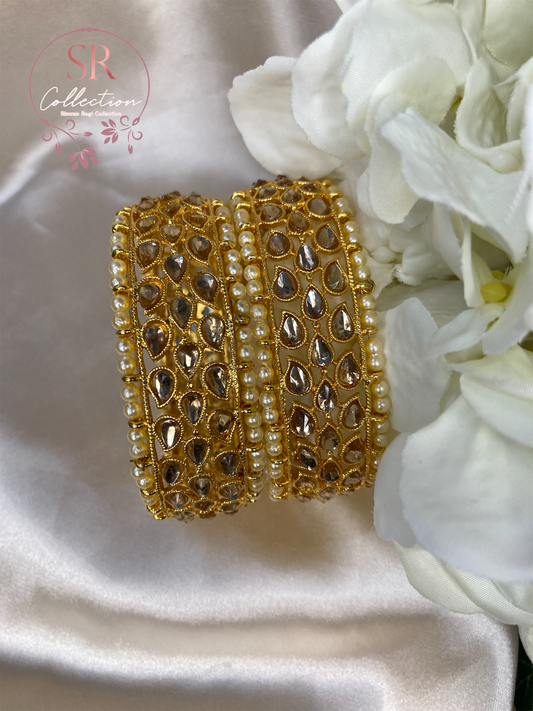 Sona Kundan Bangles (ST165)