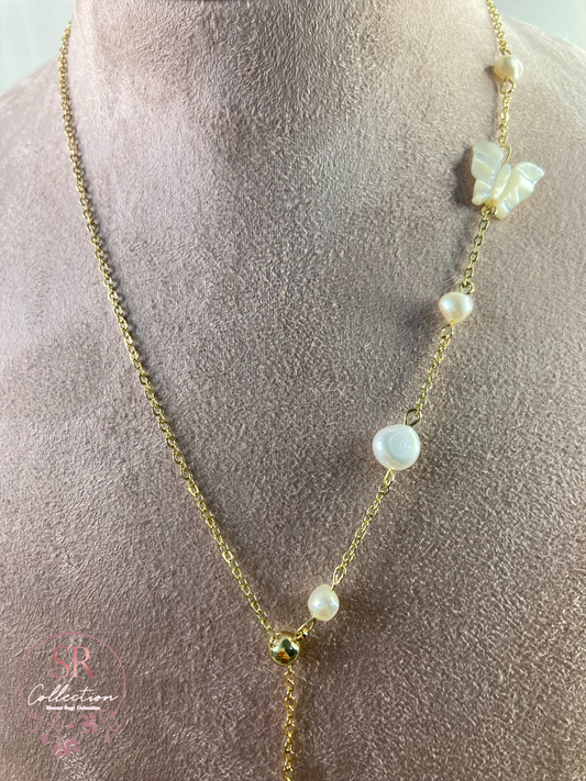 Nori Delicate Pearl Necklace (ST077)