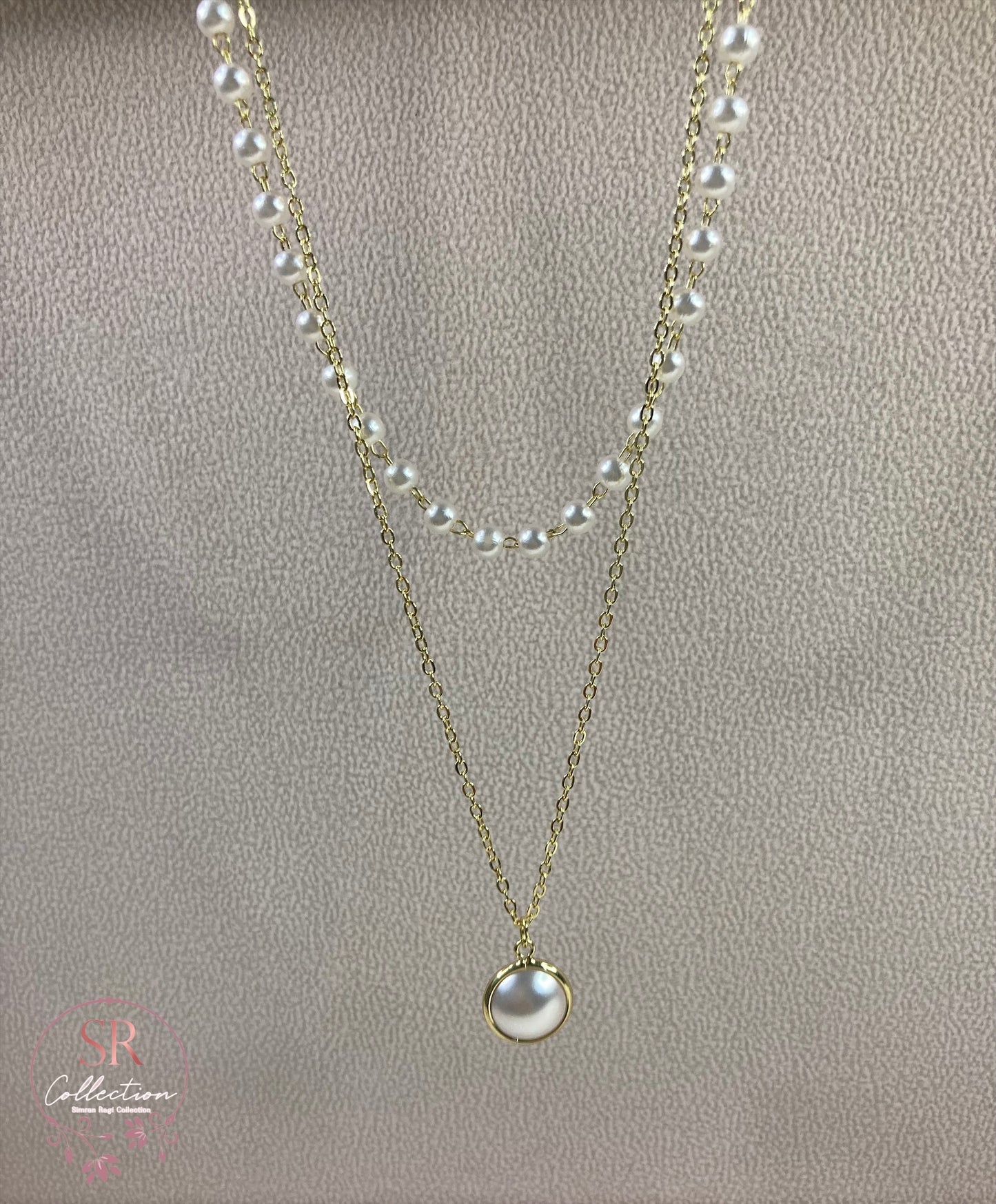 Taylor Pearl Layered Necklace (ST079)