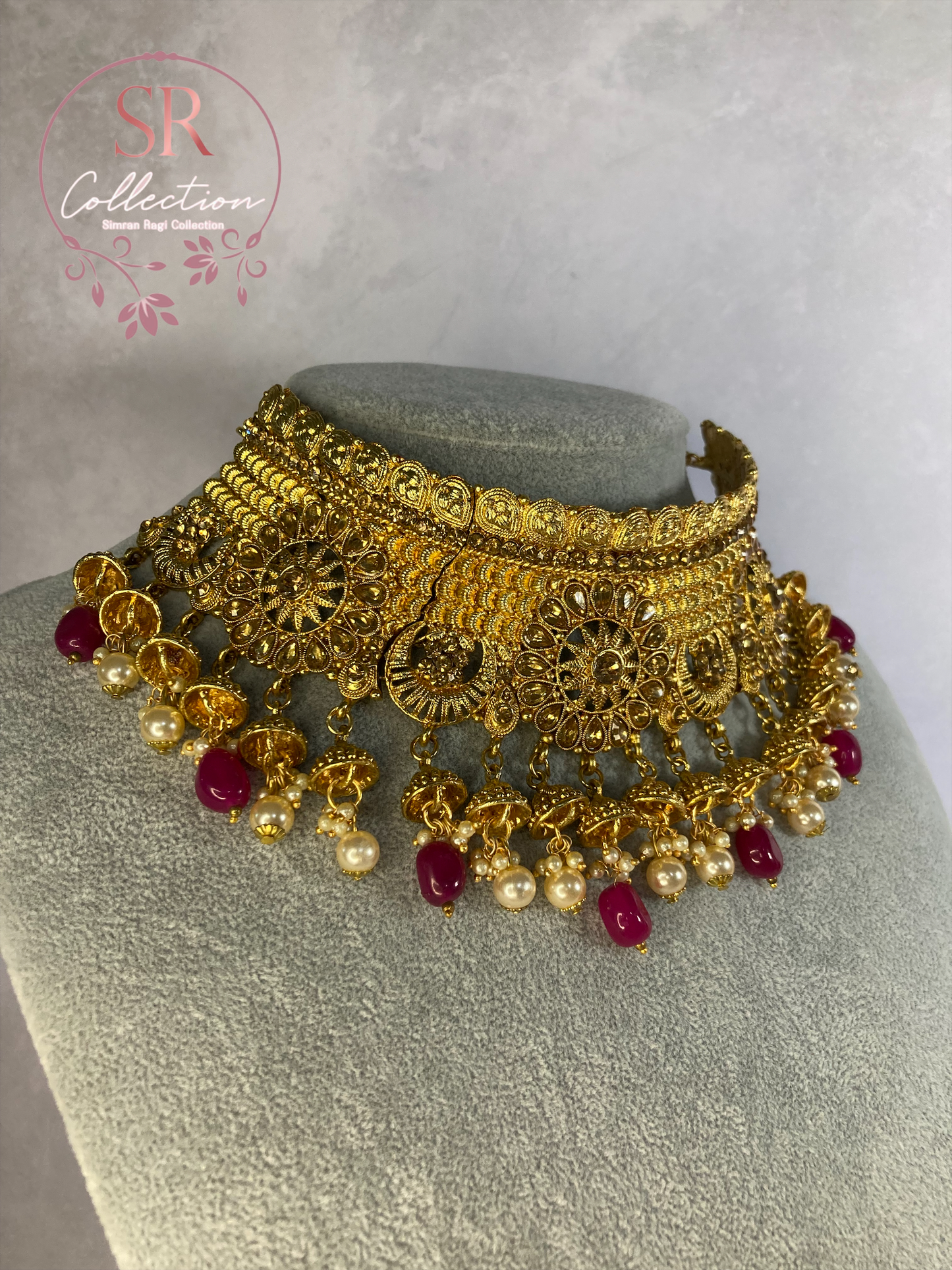 Chandni Traditional Necklace Set (ST226)