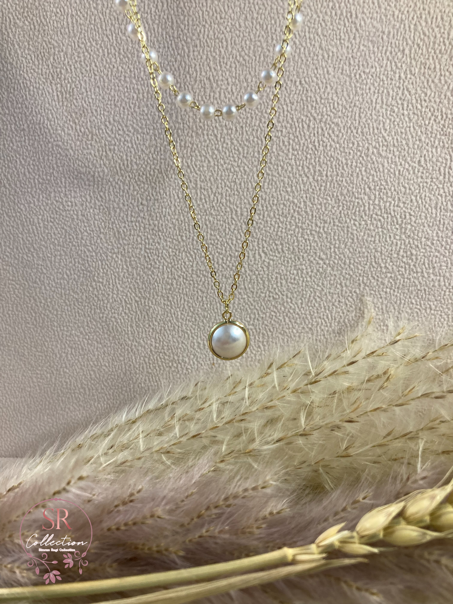 Taylor Pearl Layered Necklace (ST079)