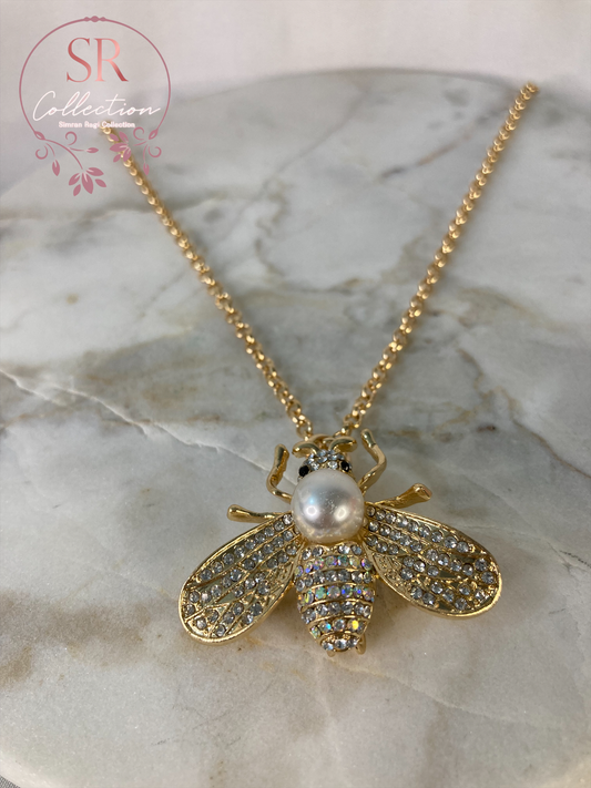 Queen Bee Pendant Necklace (ST191)