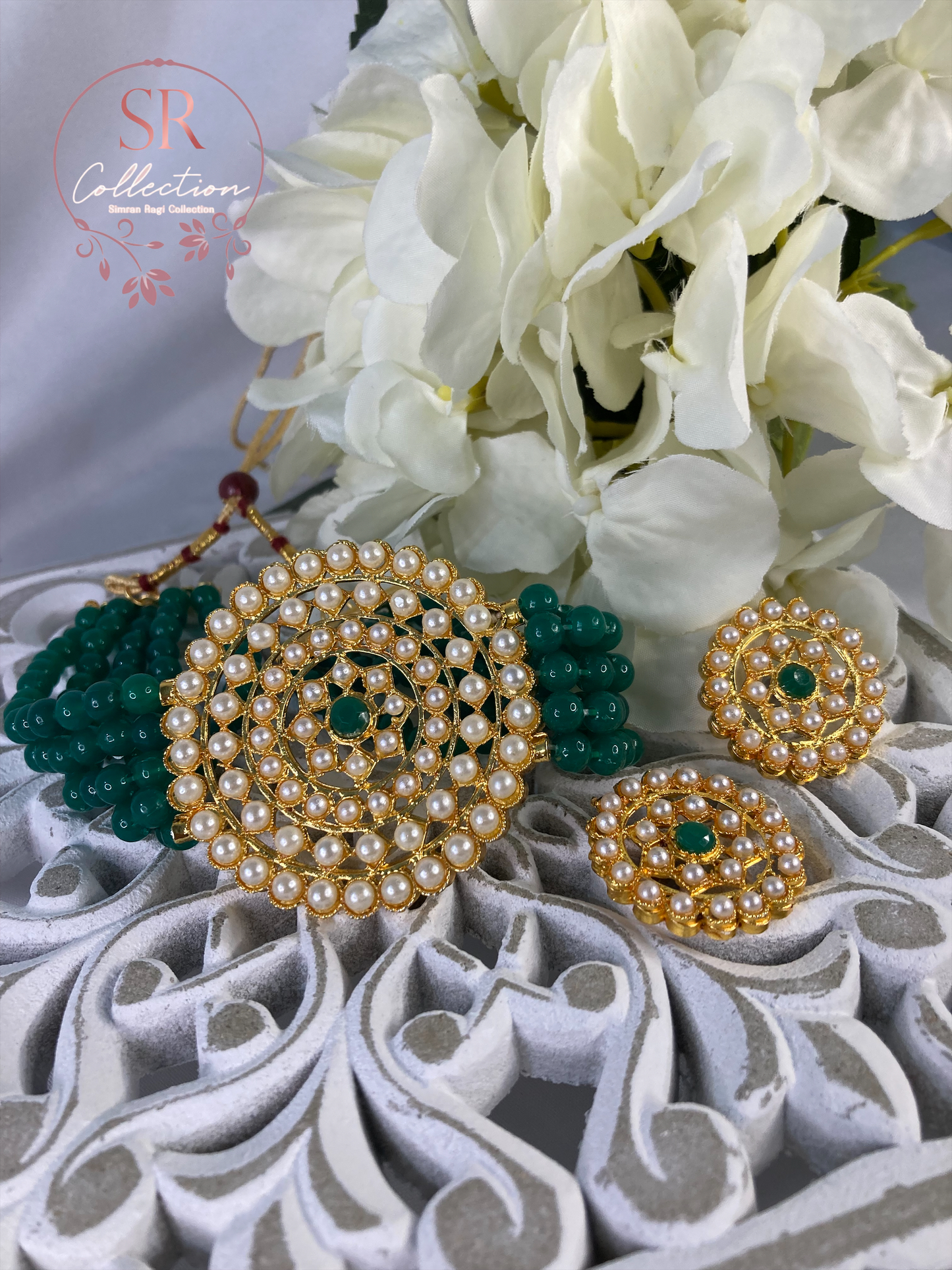 Aishwariya Mala Choker Set (ST126) Green