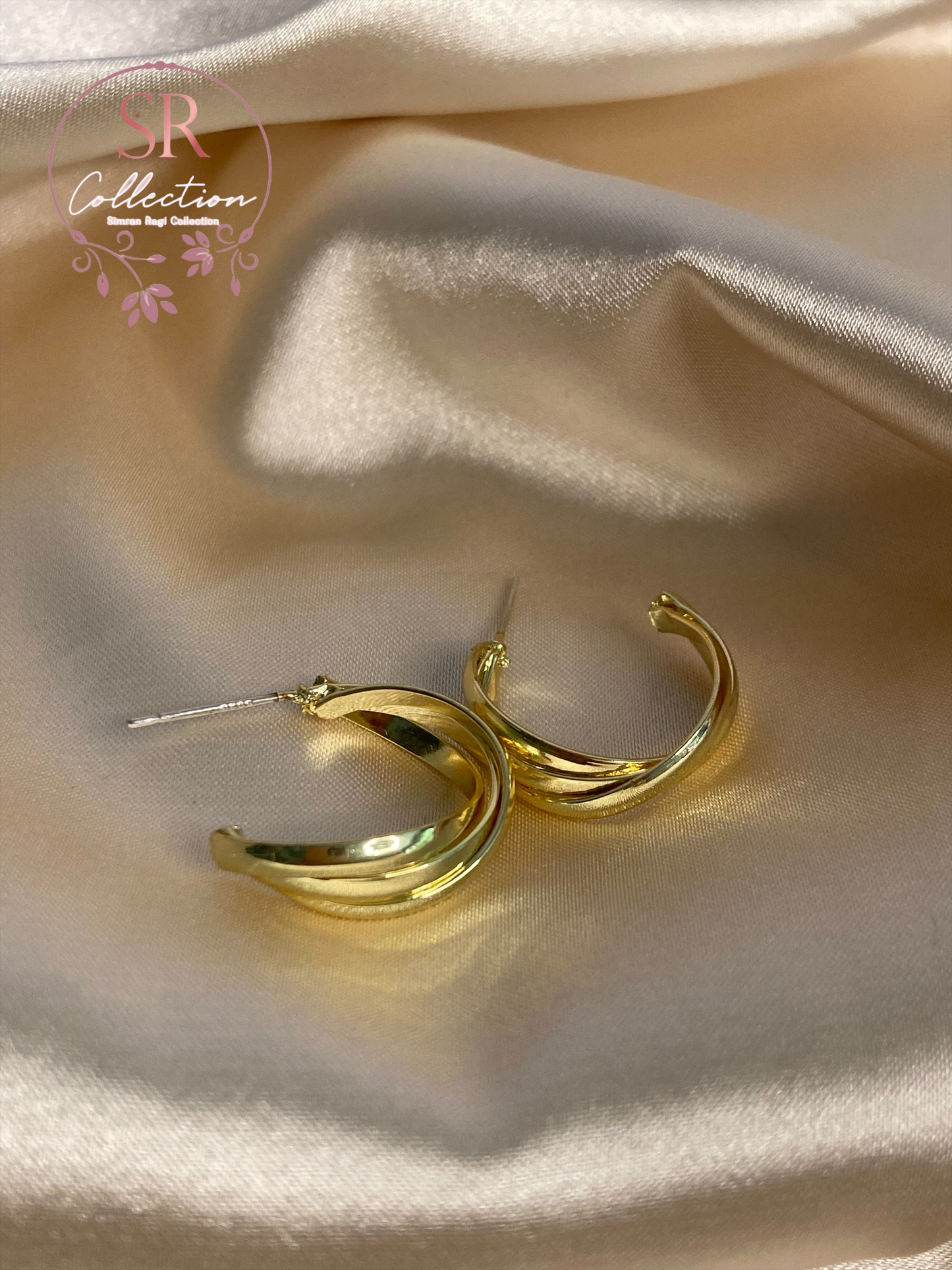 Tory Gold Hoop Earrings (ST038)