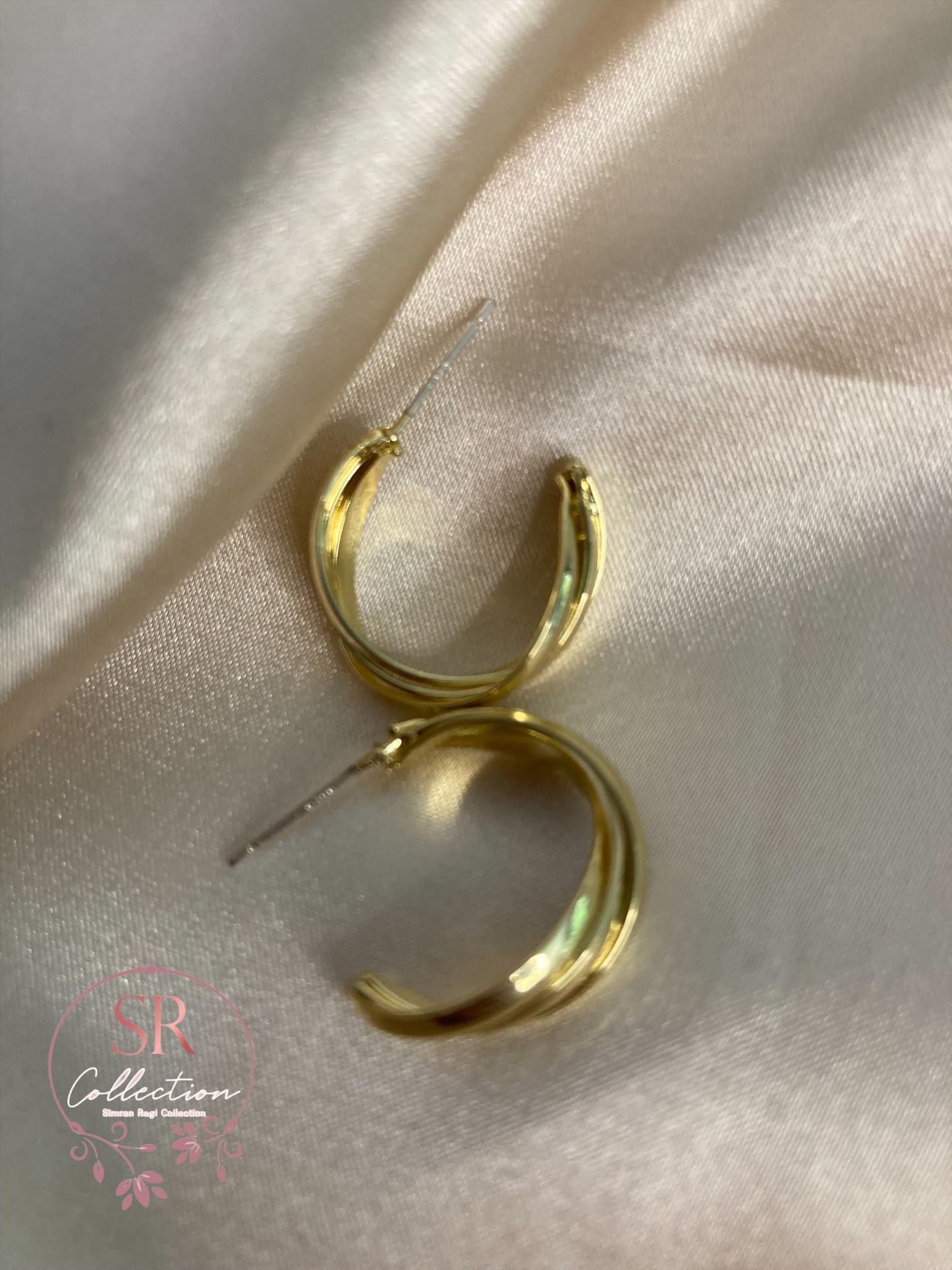 Tory Gold Hoop Earrings (ST038)