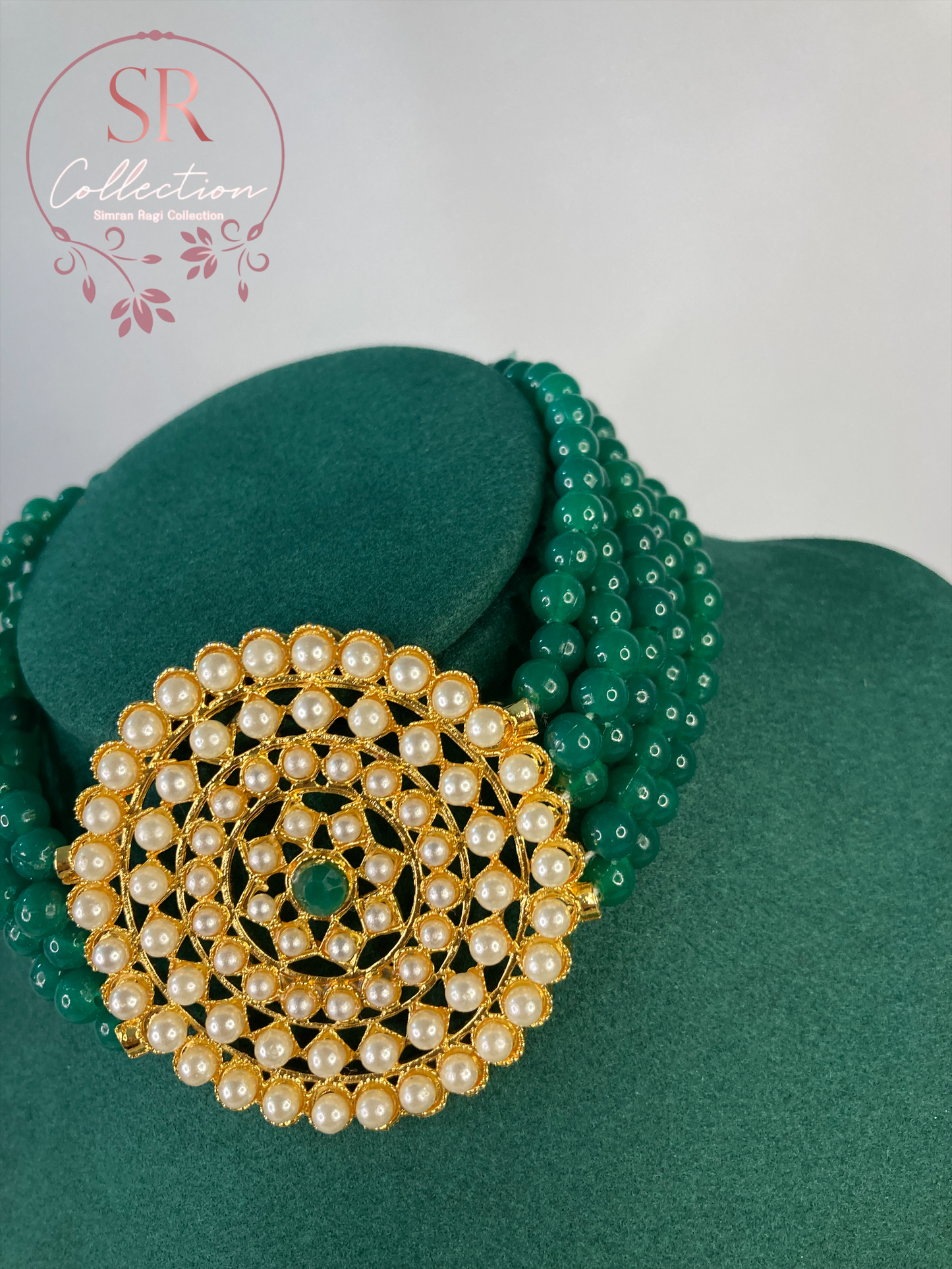 Aishwariya Mala Choker Set (ST126) Green