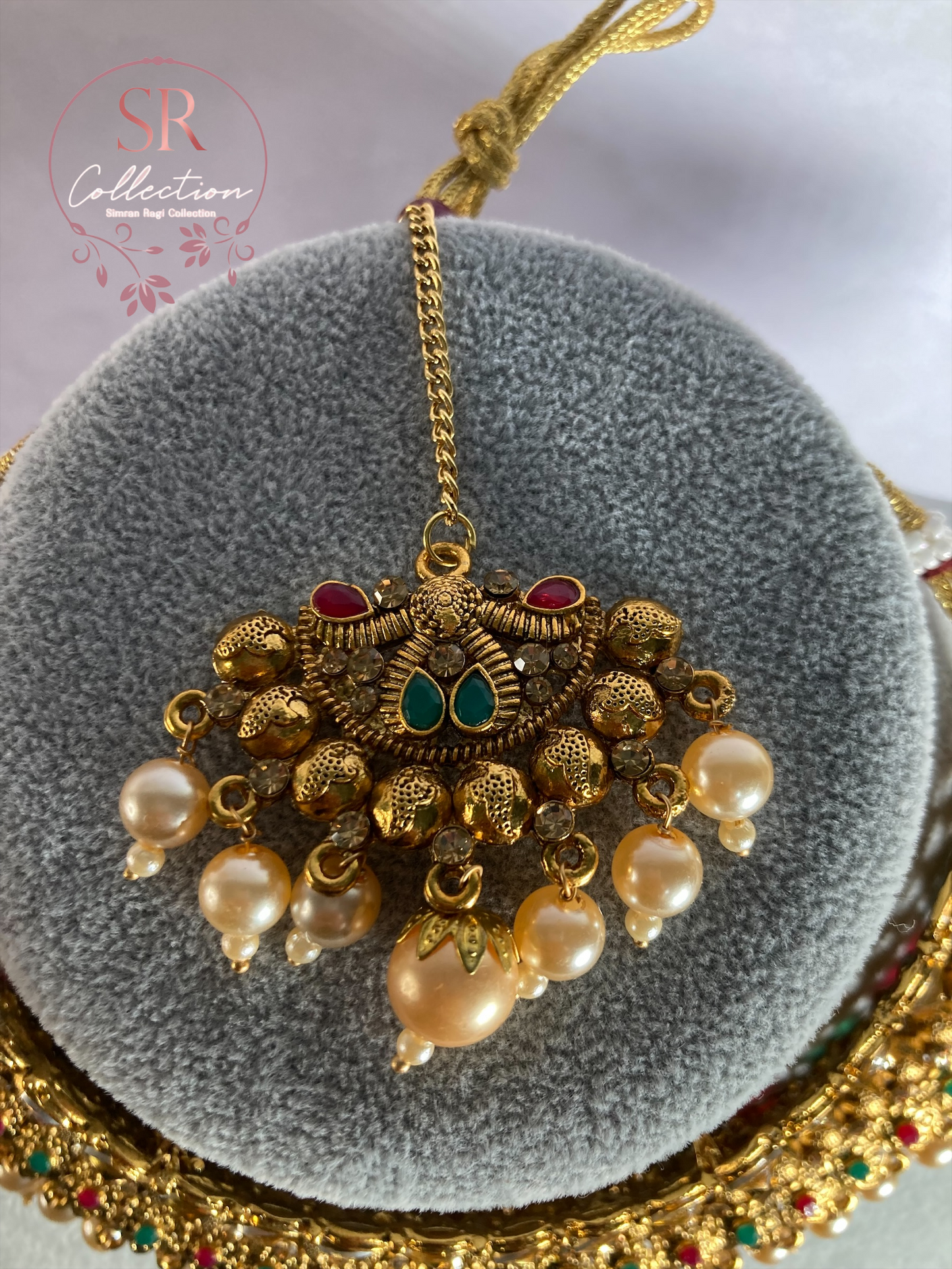 Esha Gold Plated and Kundan Set (ST159)